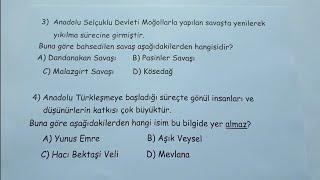 6.sınıf sosyal bilgiler 1.dönem 2.yazılı @Bulbulogretmen  #sosyal #yazılı #sınav