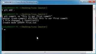 Git Tutorial - 4 - Commit