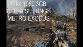 Metro Exodus GTX 1060 (Winter) Ultra/High FRAME RATE TEST