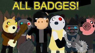 HOW TO GET ALL 11 BADGES IN PIGGY ROLEPLAY 피기 롤플레이 (Korean) - Roblox