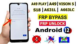 Itel A49Play,a49,vison5,s18,Frp Bypass Android 12 (Without Pc) Google Account Remove|Frp Unlock 2023