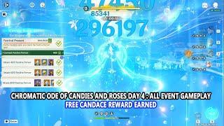 Chromatic Ode of Candies And Roses Day 4 : All Event Gameplay - Free Candace Reward Earned