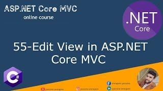 55. Edit View in ASP.NET Core MVC in Darija Arabic