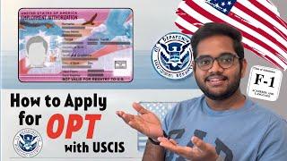 How to Apply for OPT on USCIS | Form I-765 filing online