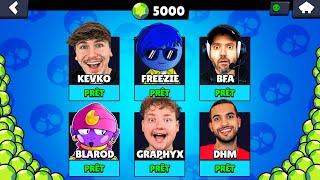 L’AFFRONTEMENT DES YOUTUBEURS SUR BRAWL STARS !!