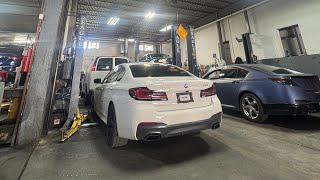 RUSHING TO GET A OIL CHANGE IN A CATLESS LCI 540
