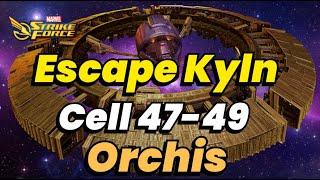 ESCAPE FROM KYLN! CELLS 47 to 49 GUIDE: ORCHIS SUPER EASY! ALPHA FLIGHT TRASH | MARVEL Strike Force