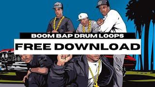 ROYALTY FREE ALL TIME HIP HOP/BOOM BAP DRUM LOOPS