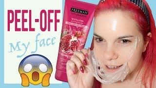 Peel-off my face with Freeman Revitalizing Pomegranate Peel-off mask