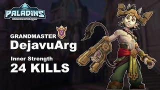 DejavuArg Talus 24 KILLS!! Paladins GM (TOP 11) Ranked Gameplay 1440p High Quality Video