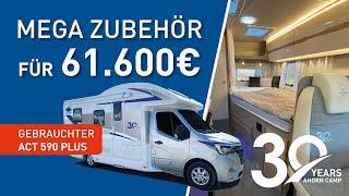 Mega Zubehör für 61.600€ beim gebrauchten Ahorn Camp ACT 590 Plus