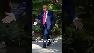 Did you notice Trump’s rude behavior at G7 summit?#shorts #shortvideo #trending #actress #celebrity