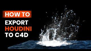 How to export from Houdini to Cinema 4d