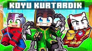 SÜPER KAHRAMAN OLUP KÖYÜ KURTARDIK! - Minecraft