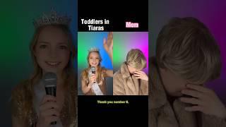 When the kid goes off script in Toddlers and Tiaras  #funny #pov #pageant