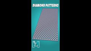 Maya 3d Modeling: Quick Diamond Patterns