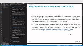 Despliegue de Wordpress usando Vagrant, Chef y VirtualBox