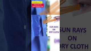 Why do wet clothes appears darker | Why wet clothes look dark like of Scishow | #share  #shorts