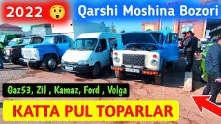 1-Fevral 2022 KATTA PUL TOPARLAR  GAZ 53 , KAMAZ, FORD, VOLGA PIKAB , UAZ NARXLARI  QARSHI....