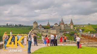 4K Kamianets Podilskyi, Ukraine - Scenic Urban Film with Music - Trip to Ukraine