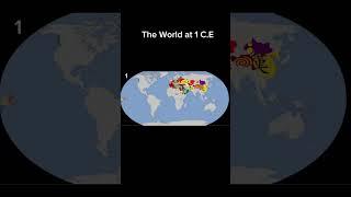 The World Map at 1 C.E (I did actually make this myself, it took a day)