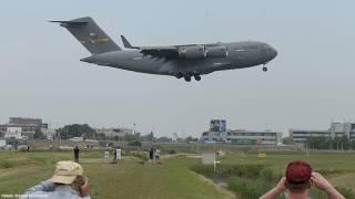 Military planes support President Trump's trip to NATO summit in the Netherlands