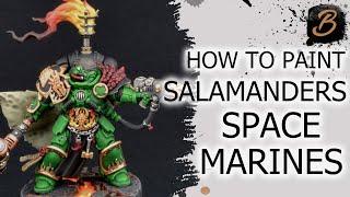 HOW TO PAINT SALAMANDERS SPACE MARINES: A Step-By-Step Guide