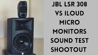 JBL LSR308 vs iloud Micro Monitors Sound Test Comparison Speaker Shootout!