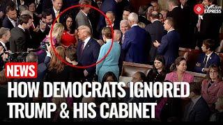 No Handshake, Zero Acknowledgement: How Democrats Snubbed US President Donald Trump & His Cabinet