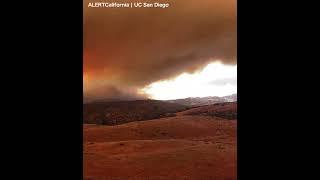 Timelapse of Post Fire igniting, progressing through California