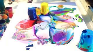 33 Easy painting ideas! Fluid art Acrylic Pouring