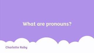 What are pronouns? | Oxford Owl | Learning at Home