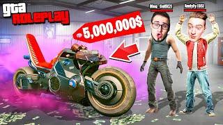 КУПИЛ СВОЙ ПЕРВЫЙ МОТОЦИКЛ ЗА 5.000.000$ ! ГЛАЙД НА БАЙКЕ РАБОТАЕТ ! (GTA 5 RP)