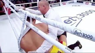 WHEN BOXER GOT DESTROYED IN ROUND 1 | Agron Smakici vs Zhan Kossobutskiy