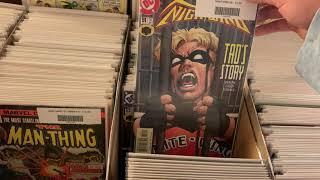 COMIC ASMR: Flipping through the Nightwing back issues at Fantastic Comics