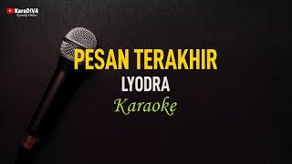 Lyodra - Pesan Terakhir (Karaoke)