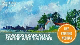 Mastering palette knife techniques: acrylic painting webinar with Tim Fisher