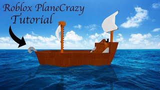 Roblox - Plane Crazy (Pirate Ship) Tutorial