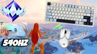 Aula F75 ASMR Unreal Ranked  Satisfying Keyboard Fortnite 540 FPS Smooth 4K