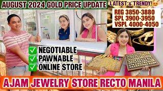 2024 PRICELIST NG GOLD SA C.M RECTO "AJAM JEWELRY STORE| Trendy & Affordable 100% LEGIT *MUST WATCH*