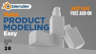 This Add-on Makes Product Modeling Easy in Blender (Quick Blender Tip 28)