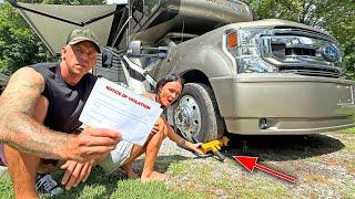 Legal Action!! They Put A Freaking Tire Boot On Our RV For Illegal Dumping...
