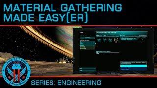 Collecting Raw, Manufactured and Data Engineering Materials in Elite Dangerous (2018 Tutorial)