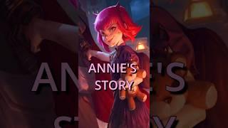 Annie's Story: the little fire mage and her Demon #shorts #leagueoflegends