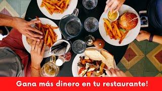 Cómo ganar más dinero con mi restaurante