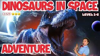 Dinosaurs In Space Adventure | Kids Brain Break, Fitness Exercises & PE Games