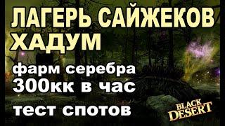  Лагерь Сайжеков (Хадум) - Фарм 300+кк/час серебра в BDO - Black Desert (MMORPG)