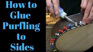 How to Glue Purfling to Sides  Beau Hannam Guitars and Ukuleles