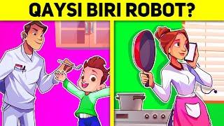 QAYSI BIRI ROBOT? YANGI MANTIQIY SAVOLLAR - ҚАЙСИ БИРИ РОБОТ? ЯНГИ МАНТИҚИЙ САВОЛЛАР