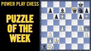 Chess puzzle of the week - White to play, Aronian vs Duda Warsaw 2023